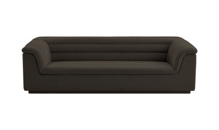 Meridian Furniture Cascade Boucle Fabric Upholstered Sofa-jennifer furniture