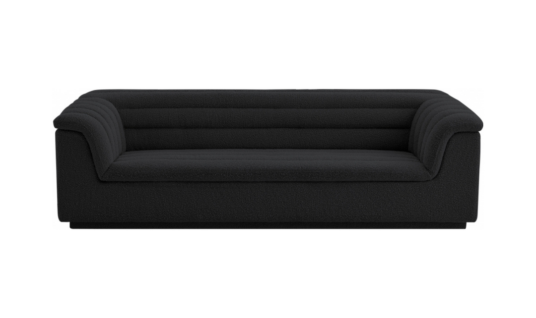 Meridian Furniture Cascade Boucle Fabric Upholstered Sofa