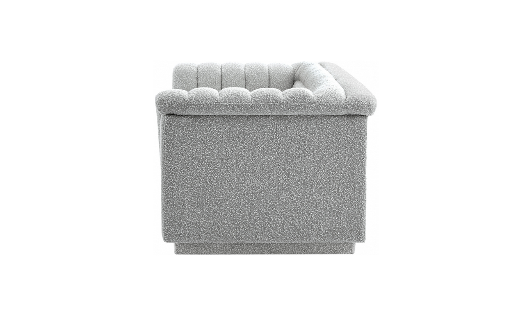 Meridian Furniture Cascade Boucle Fabric Upholstered Sofa