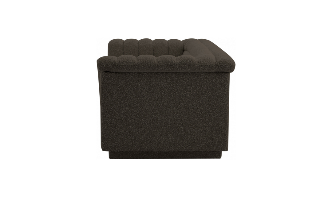 Meridian Furniture Cascade Boucle Fabric Upholstered Sofa