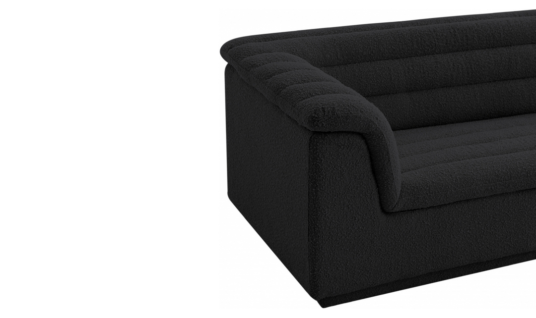 Meridian Furniture Cascade Boucle Fabric Upholstered Sofa