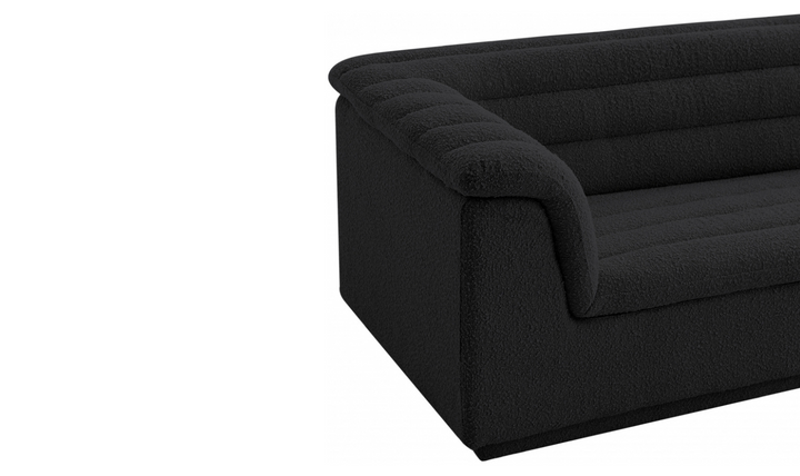 Meridian Furniture Cascade Boucle Fabric Upholstered Sofa