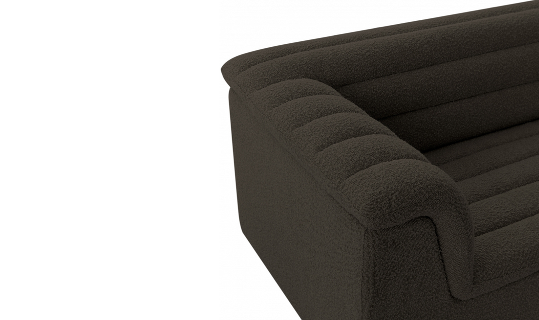 Meridian Furniture Cascade Boucle Fabric Upholstered Sofa