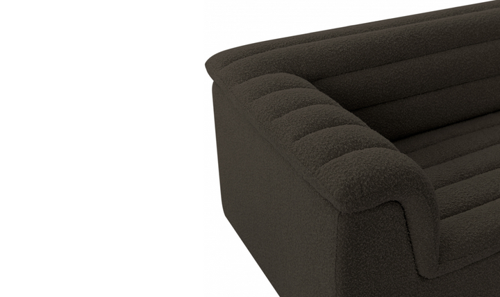 Meridian Furniture Cascade Boucle Fabric Upholstered Sofa