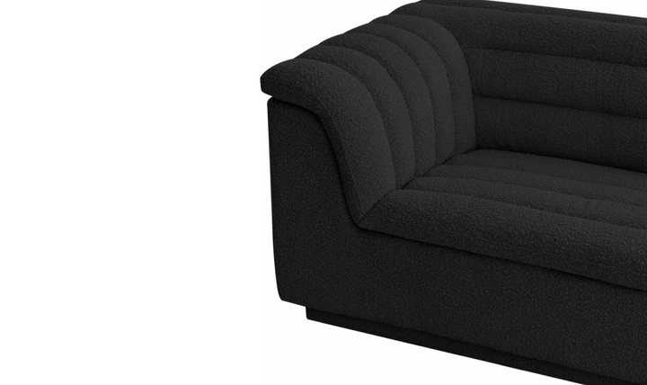Meridian Furniture Cascade Boucle Fabric Upholstered Sofa