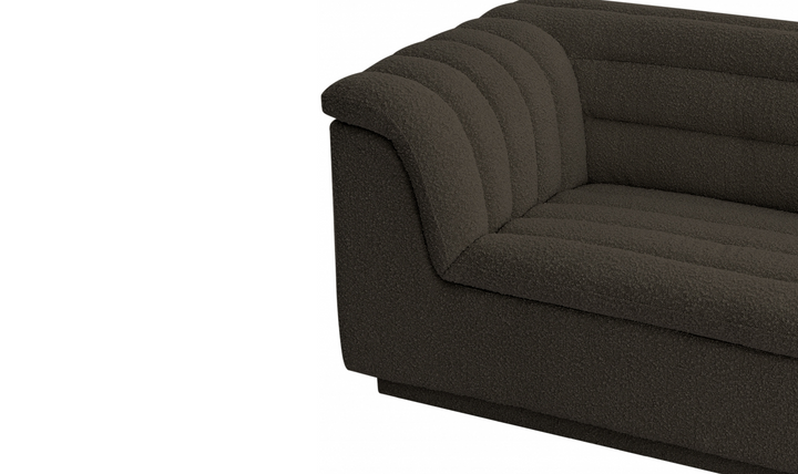 Meridian Furniture Cascade Boucle Fabric Upholstered Sofa