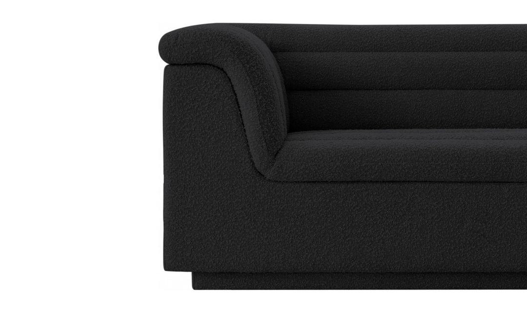 Meridian Furniture Cascade Boucle Fabric Upholstered Sofa