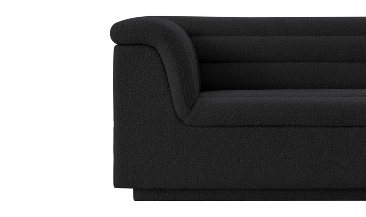 Meridian Furniture Cascade Boucle Fabric Upholstered Sofa