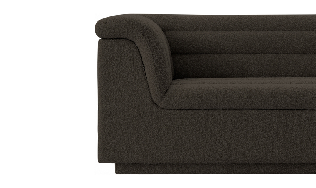 Meridian Furniture Cascade Boucle Fabric Upholstered Sofa