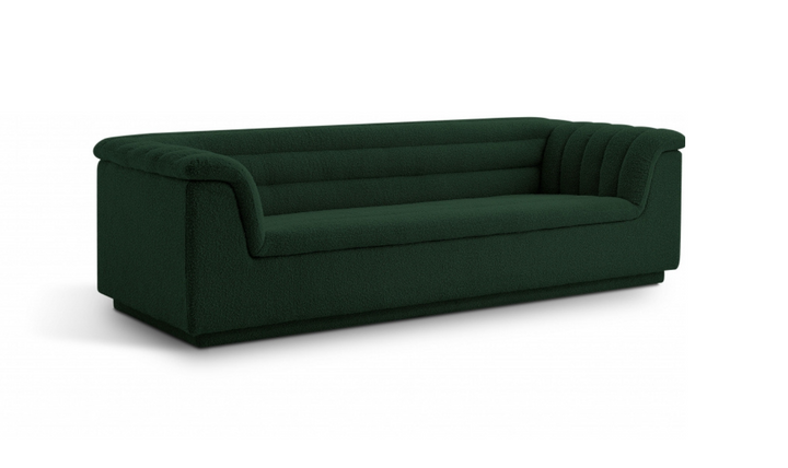 Meridian Furniture Cascade Boucle Fabric Upholstered Sofa