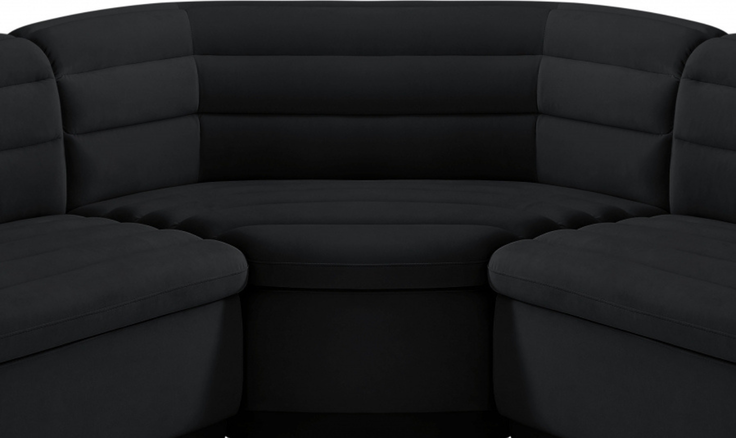 Meridian Furniture Cascade Velvet Upholstered Modular Sectional Sofa