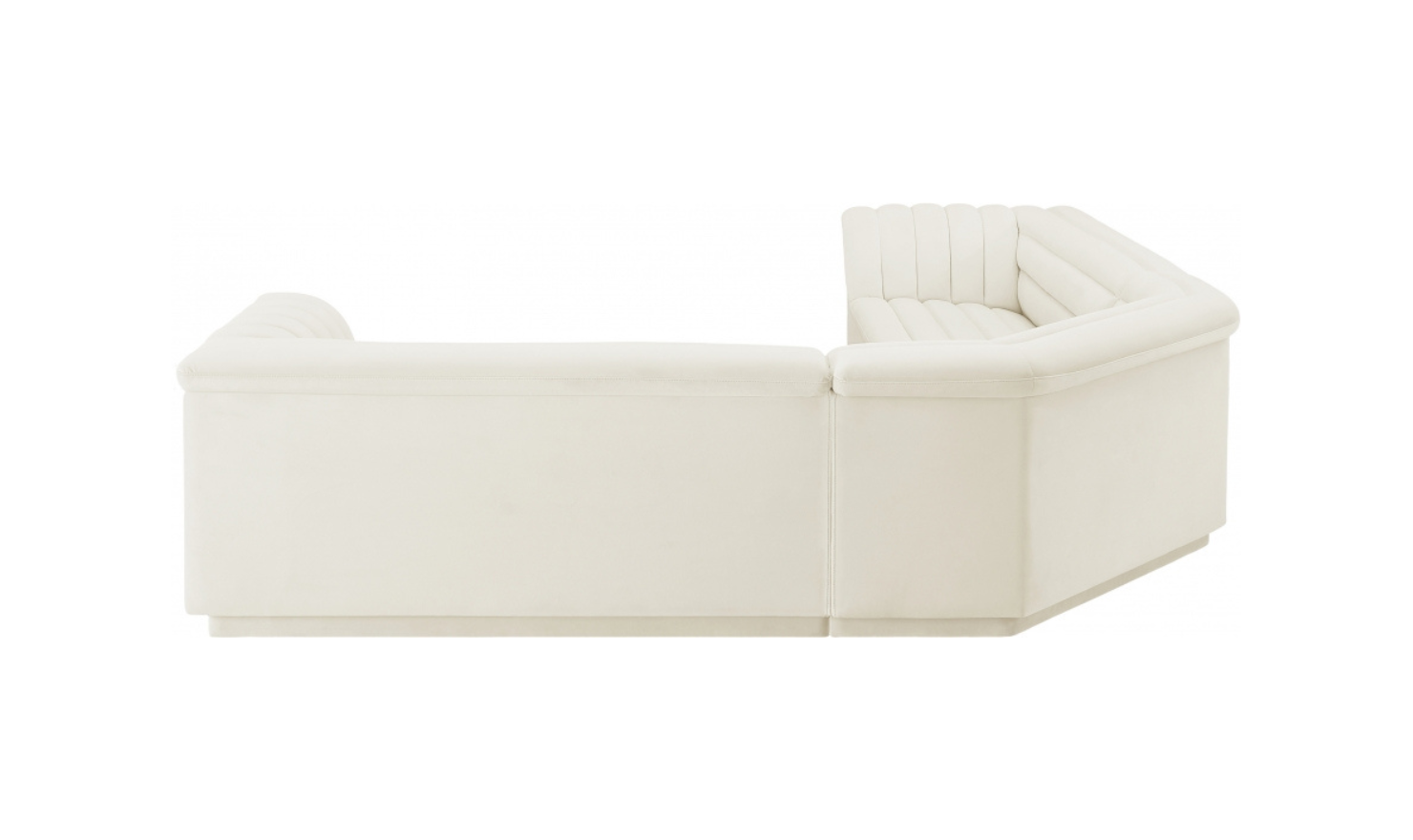Meridian Furniture Cascade Velvet Upholstered Modular Sectional Sofa