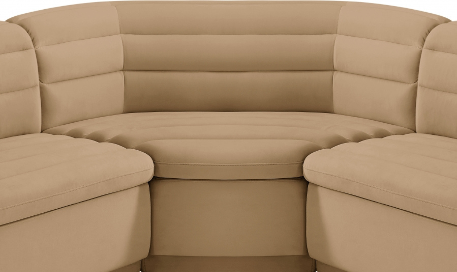 Meridian Furniture Cascade Velvet Upholstered Modular Sectional Sofa