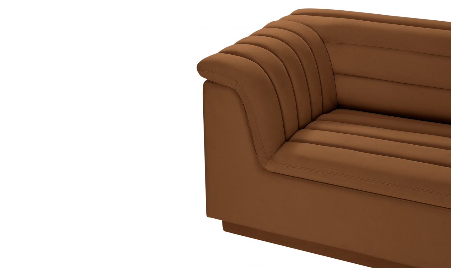Meridian Furniture Cascade Velvet Upholstered Modular Sectional Sofa
