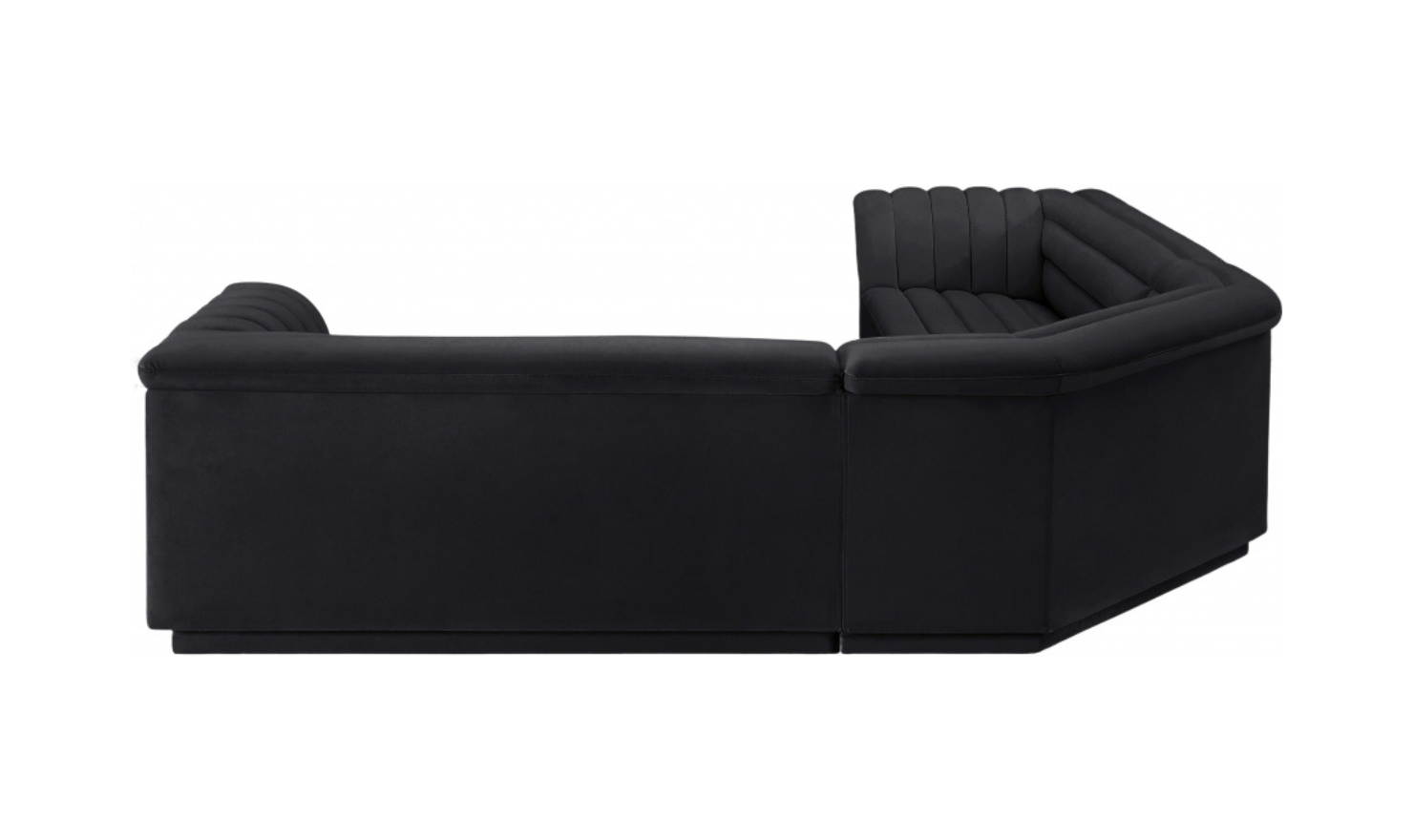 Meridian Furniture Cascade Velvet Upholstered Modular Sectional Sofa