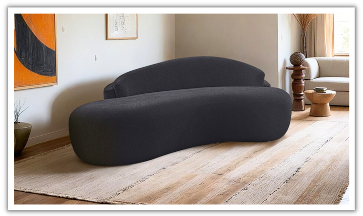 Meridian Furniture Caspian Chenille Fabric Upholstered Loveseat-jennifer furniture