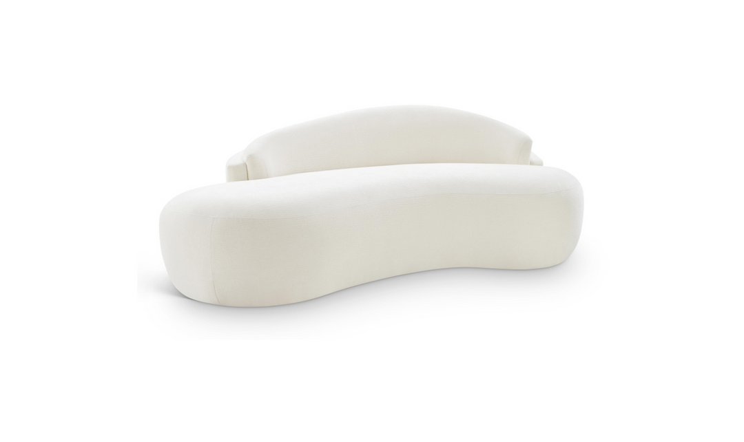 Meridian Furniture Caspian Chenille Fabric Upholstered Loveseat