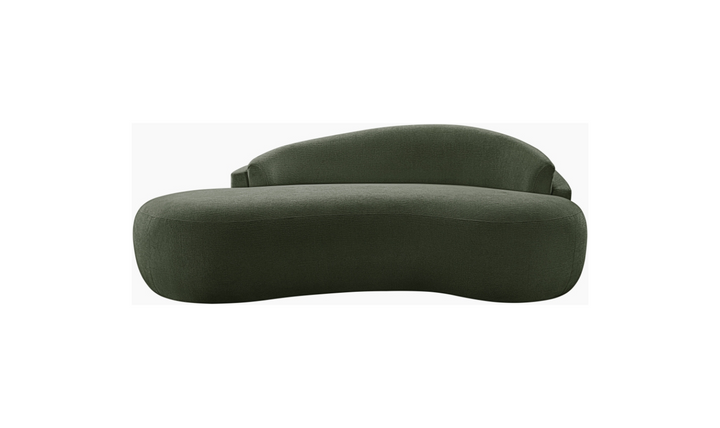 Meridian Furniture Caspian Chenille Fabric Upholstered Loveseat