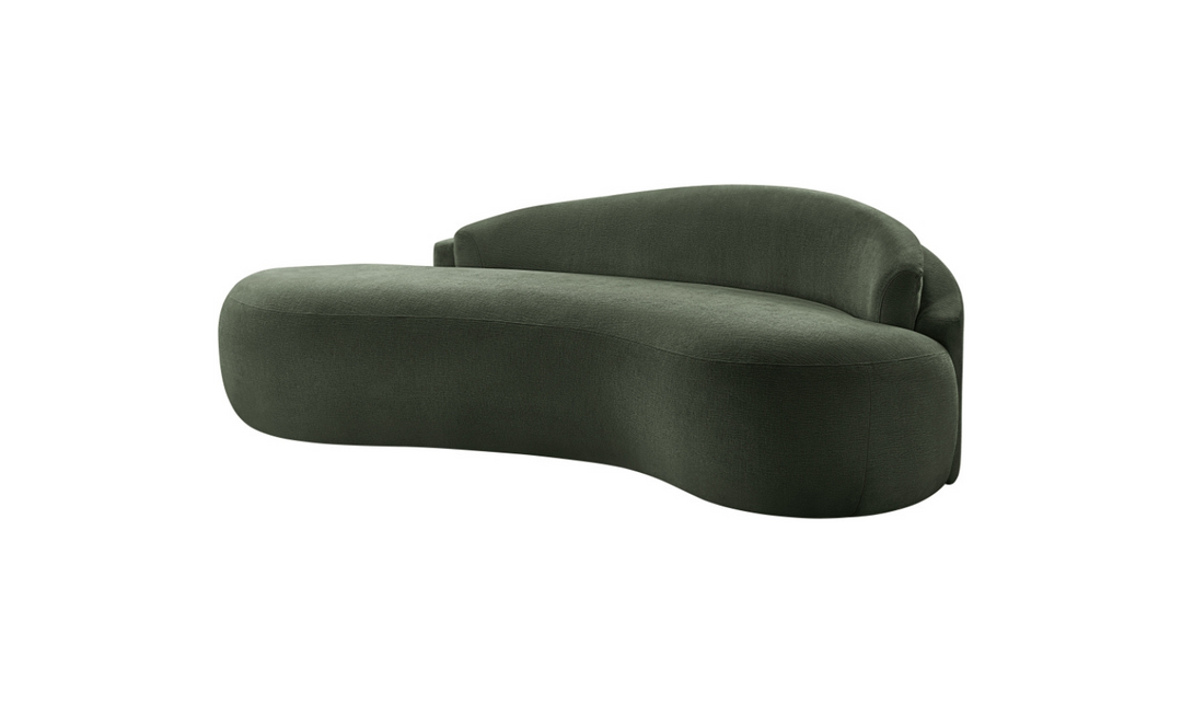 Meridian Furniture Caspian Chenille Fabric Upholstered Loveseat