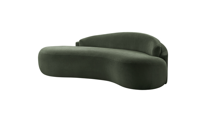 Meridian Furniture Caspian Chenille Fabric Upholstered Loveseat