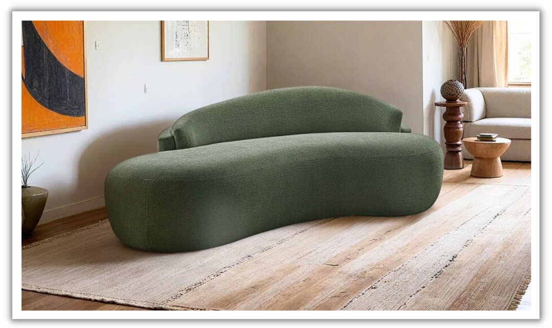 Meridian Furniture Caspian Chenille Fabric Upholstered Loveseat-jennifer furniture
