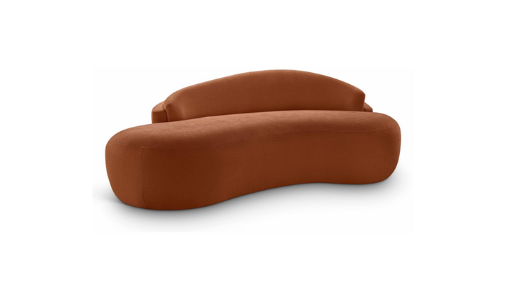 Meridian Furniture Caspian Chenille Fabric Upholstered Loveseat