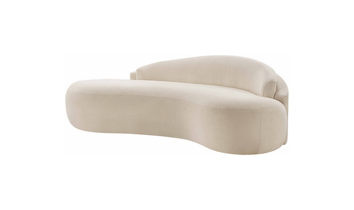 Meridian Furniture Caspian Chenille Fabric Upholstered Loveseat