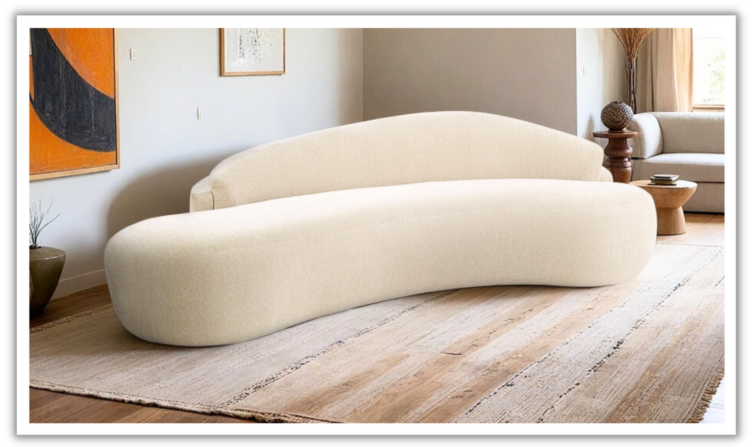 Meridian Furniture Caspian Chenille Fabric Upholstered Sofa-jennifer furniture