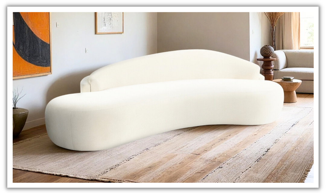 Meridian Furniture Caspian Chenille Fabric Upholstered Sofa-jennifer furniture