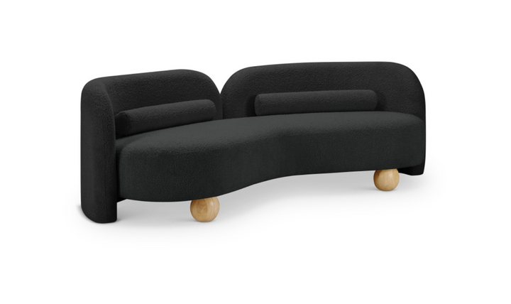 Meridian Furniture Daphne Boucle Fabric Upholstered Sofa