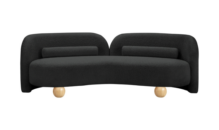 Meridian Furniture Daphne Boucle Fabric Upholstered Sofa