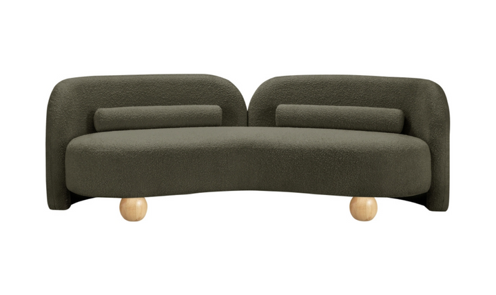 Meridian Furniture Daphne Boucle Fabric Upholstered Sofa