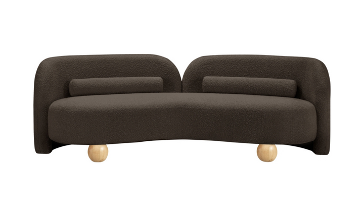 Meridian Furniture Daphne Boucle Fabric Upholstered Sofa