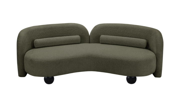 Meridian Furniture Daphne Boucle Fabric Upholstered Sofa