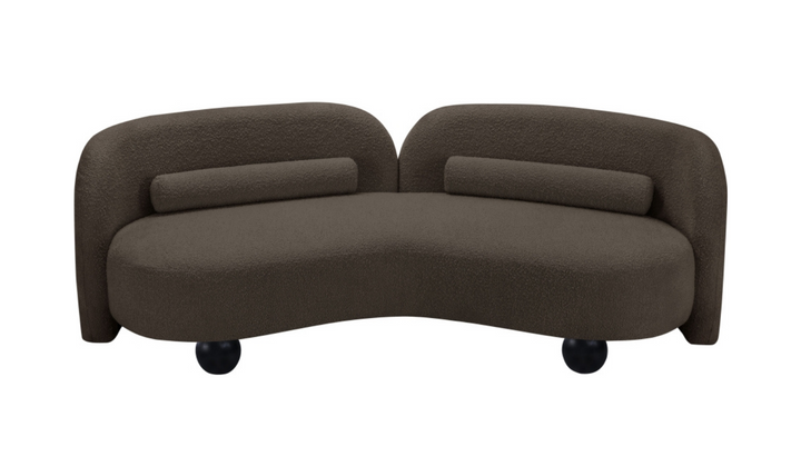 Meridian Furniture Daphne Boucle Fabric Upholstered Sofa
