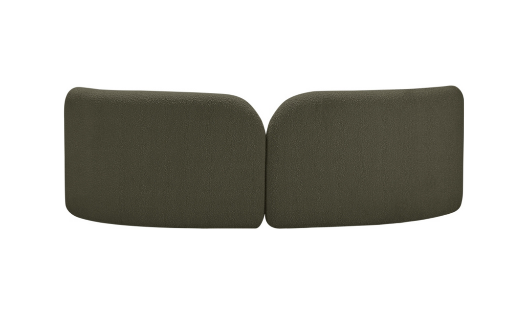 Meridian Furniture Daphne Boucle Fabric Upholstered Sofa