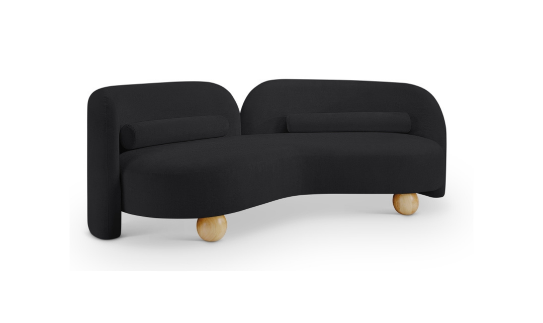 Meridian Furniture Daphne Chenille Fabric Upholstered Sofa