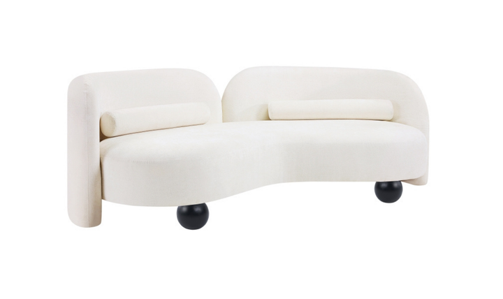 Meridian Furniture Daphne Chenille Fabric Upholstered Sofa