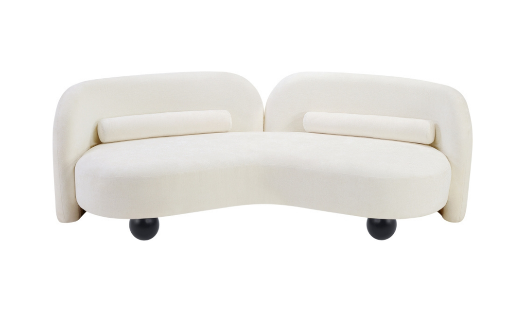 Meridian Furniture Daphne Chenille Fabric Upholstered Sofa