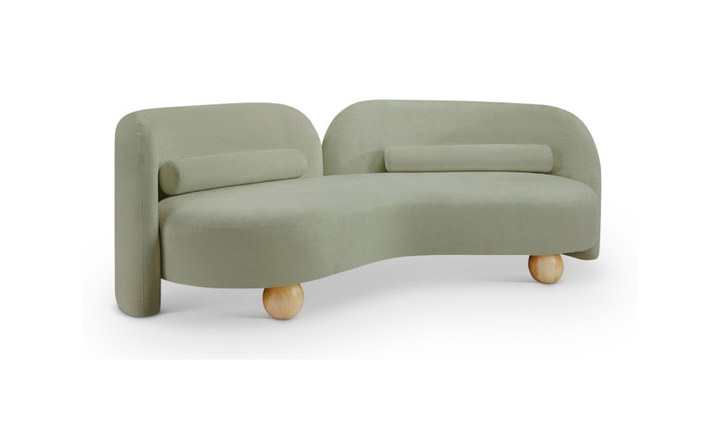 Meridian Furniture Daphne Chenille Fabric Upholstered Sofa