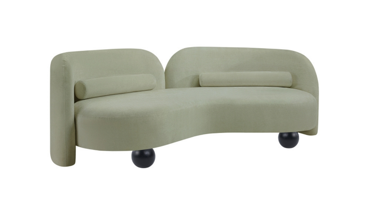 Meridian Furniture Daphne Chenille Fabric Upholstered Sofa