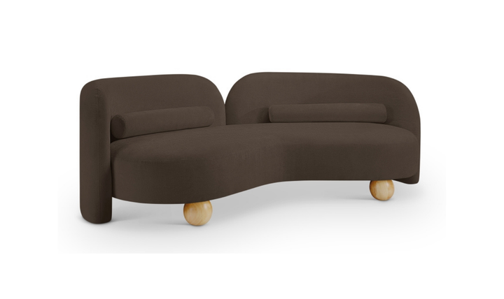 Meridian Furniture Daphne Chenille Fabric Upholstered Sofa