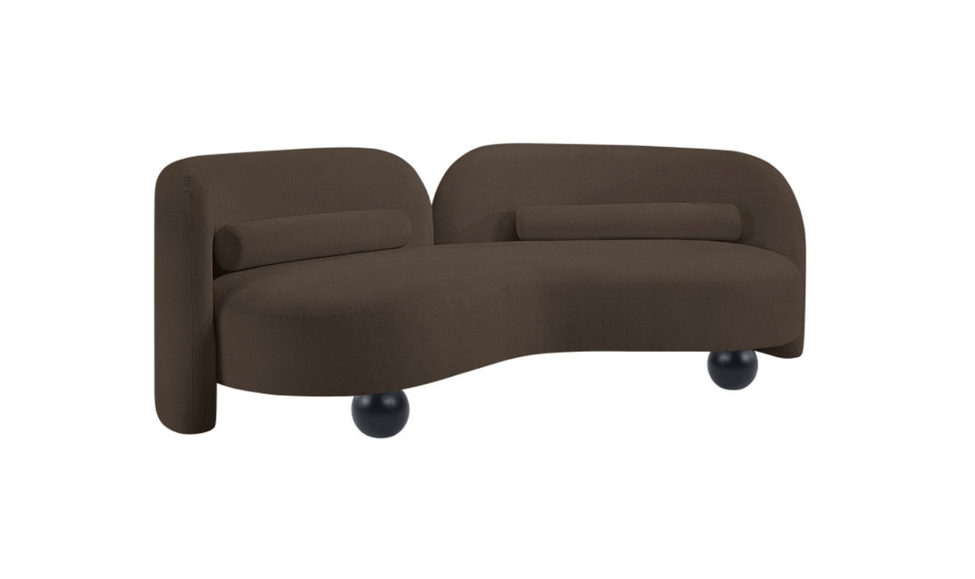 Meridian Furniture Daphne Chenille Fabric Upholstered Sofa