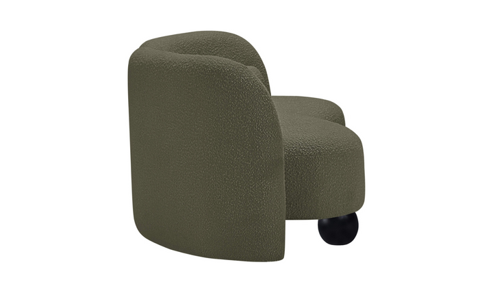 Meridian Furniture Daphne Boucle Fabric Upholstered Sofa