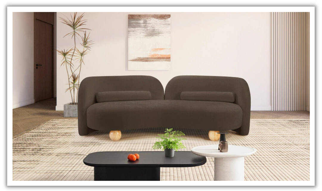 Meridian Furniture Daphne Chenille Fabric Upholstered Sofa