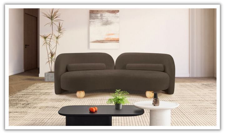 Meridian Furniture Daphne Chenille Fabric Upholstered Sofa