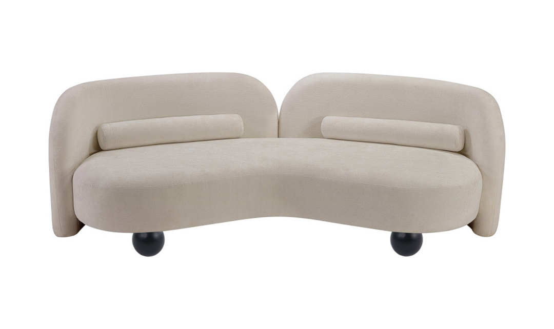 Meridian Furniture Daphne Chenille Fabric Upholstered Sofa
