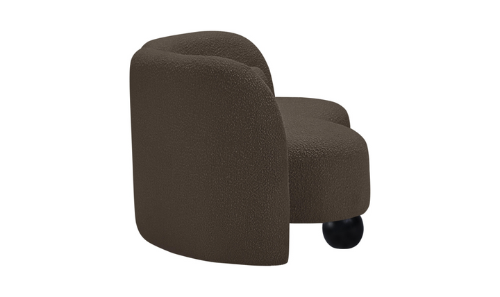 Meridian Furniture Daphne Boucle Fabric Upholstered Sofa
