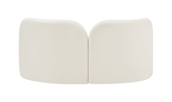 Meridian Furniture Daphne Velvet Fabric Upholstered Sofa