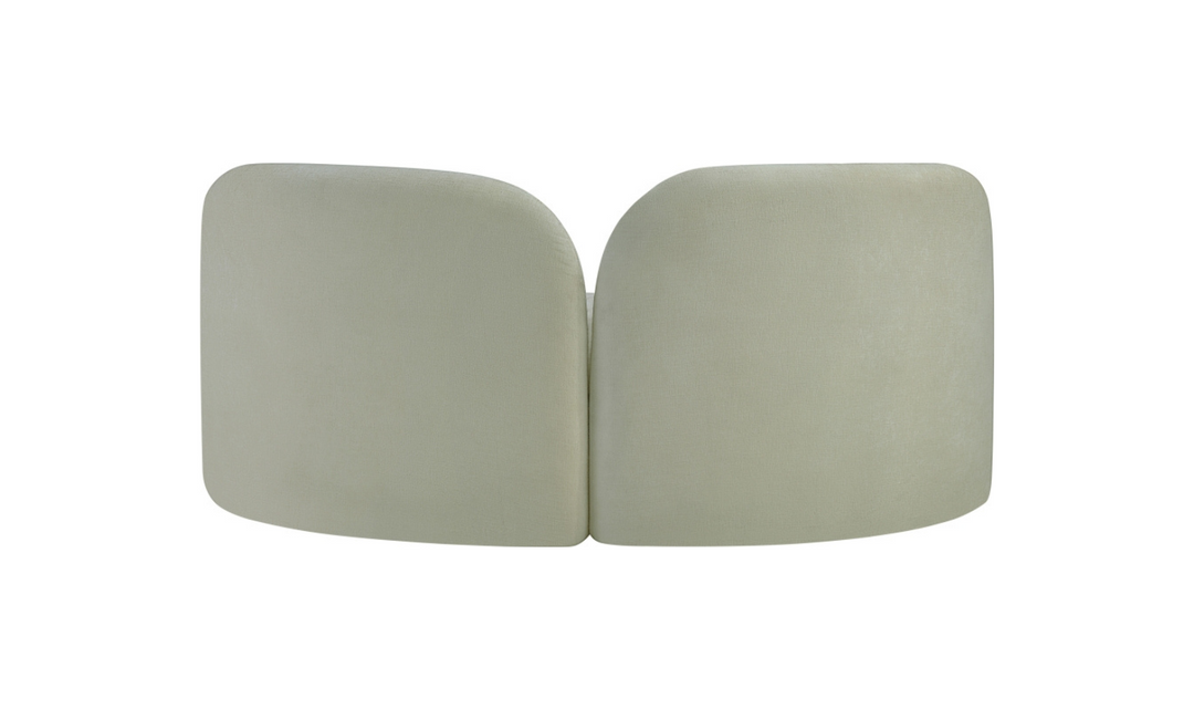 Meridian Furniture Daphne Chenille Fabric Upholstered Loveseat
